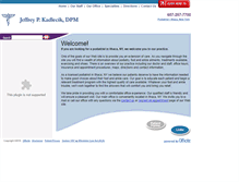 Tablet Screenshot of ithacapodiatry.net